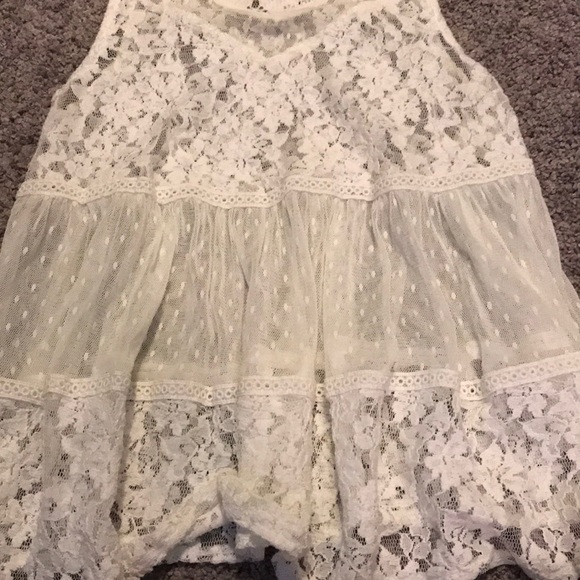 Free People Lace Top Small - Picture 3 of 4